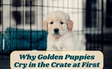 Why Golden Puppies Cry in the Crate at First