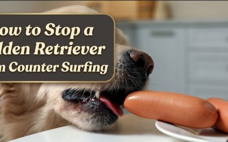 How to Stop a Golden Retriever From Counter Surfing