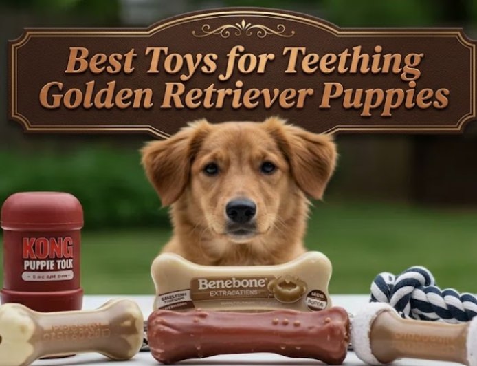 Best Toys for Teething Golden Retriever Puppies