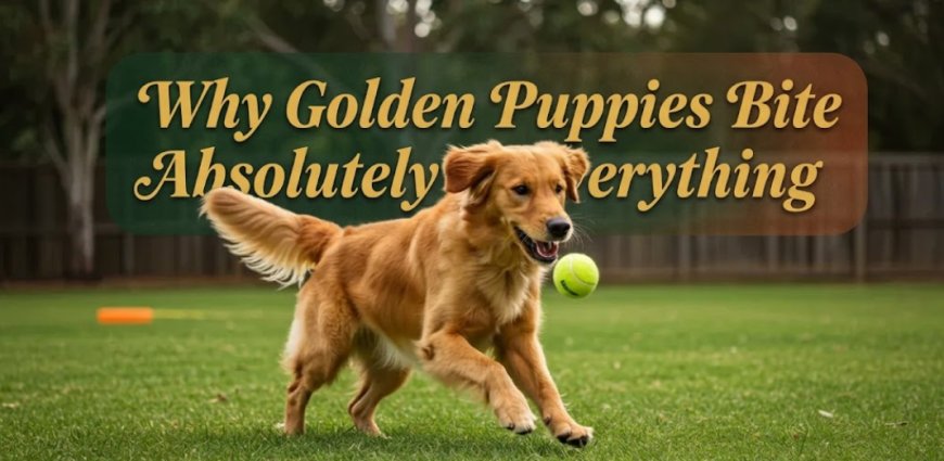 Why Golden Puppies Bite Absolutely Everything