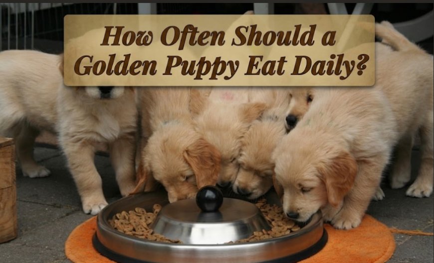 How Often Should a Golden Puppy Eat Daily?