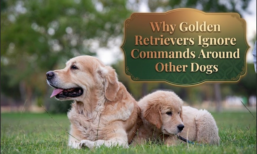 Why Golden Retrievers Ignore Commands Around Other Dogs